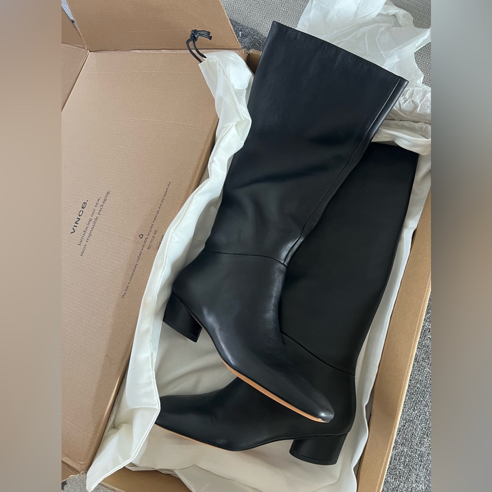Vince - Ramona Leather Knee Boots